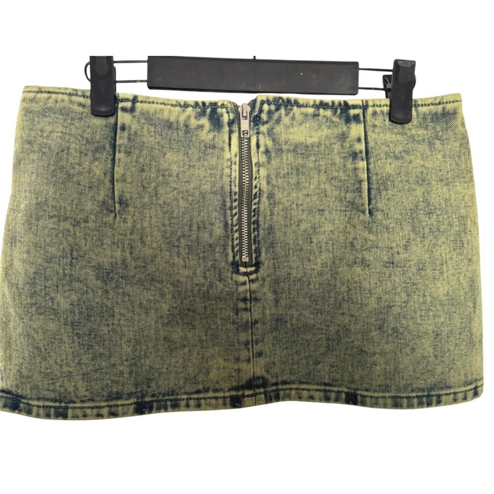 2/$30 NWT PrettyLittleThing 6 Greenish Tint Vintage Wash Low Rise - Picture 9 of 15